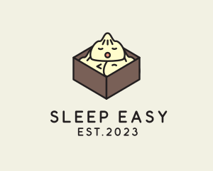 Cute Asian Dumpling logo design