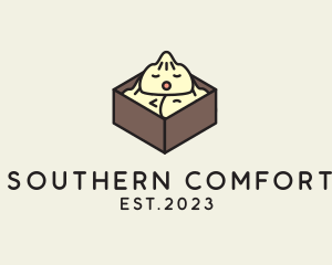 Cute Asian Dumpling logo design