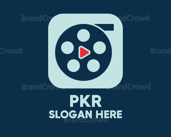 Video Cinema Reel Play App Logo