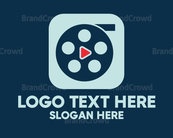 Video Cinema Reel Play App Logo