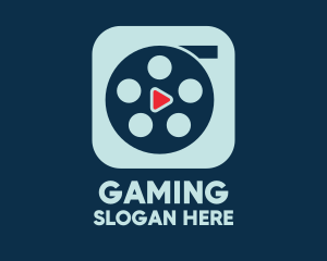 Video Cinema Reel Play App Logo