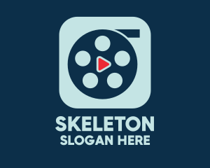 Movie Director - Video Cinema Reel Play App logo design