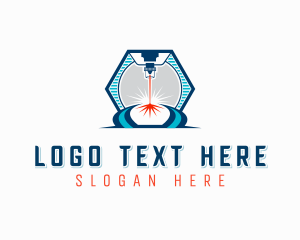 Mechanical - Laser Milling Automation logo design