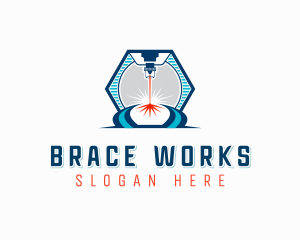 Laser Milling Automation logo design