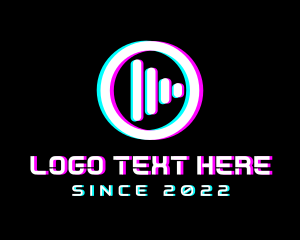 Video Editing - Electronic Music DJ Streaming logo design