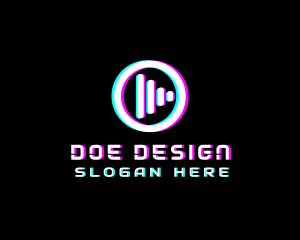 Electronic Music DJ Streaming logo design