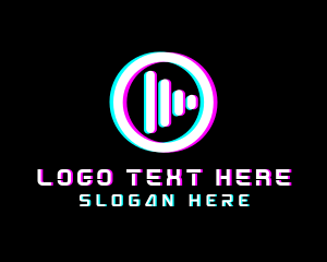 Twitch - Electronic Music DJ Streaming logo design