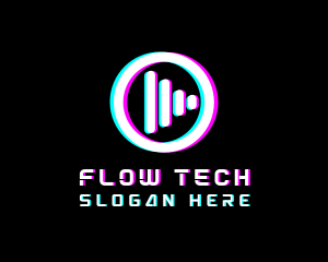 Electronic Music DJ Streaming logo design