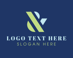 Lettering - Modern Ampersand Company logo design