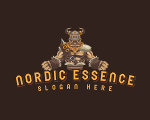 Nordic - Nordic Viking Warrior logo design