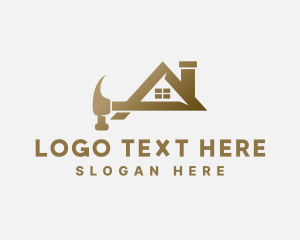 Industrial - Home Construction Hammer Tool logo design