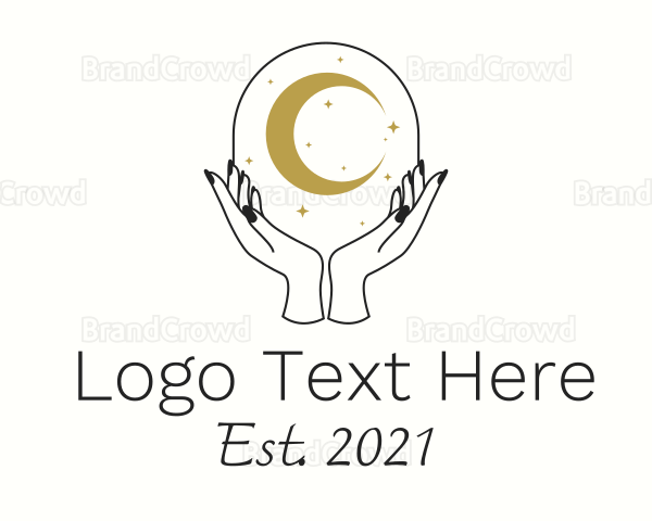 Spiritual Cosmos Hand Logo