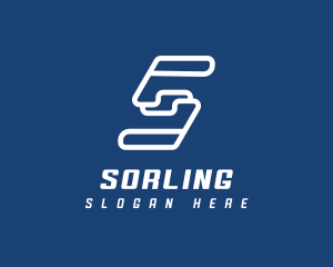 Tech Company Letter S logo design