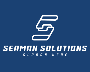 Tech Company Letter S logo design