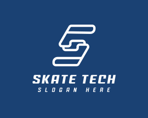 Tech Company Letter S logo design