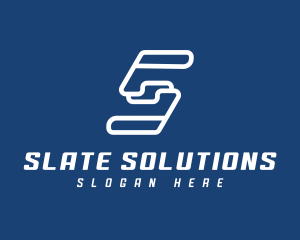 Tech Company Letter S logo design