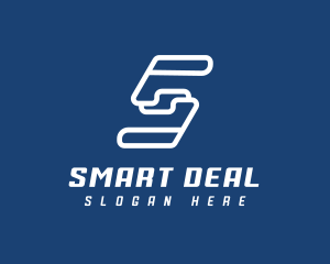 Tech Company Letter S logo design