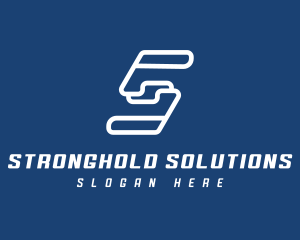 Tech Company Letter S logo design