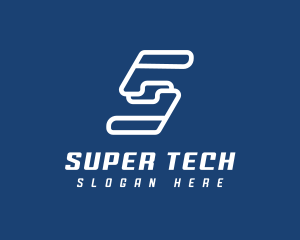 Tech Company Letter S logo design