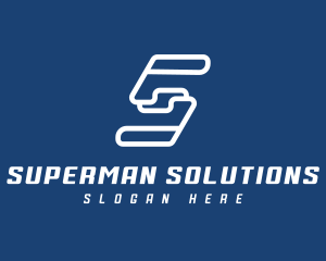 Tech Company Letter S logo design