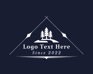 Mountain - Outdoor Camping Forest logo design