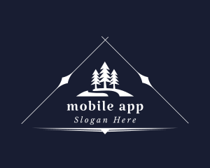 Outdoor Camping Forest Logo
