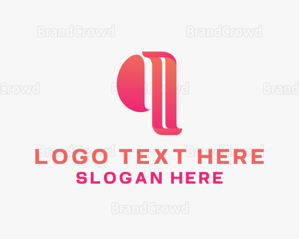 Professional Gradient Modern Letter Q Logo