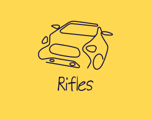 Doodle - Car Repair Line Art logo design