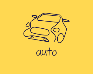 Sketch - Car Repair Line Art logo design