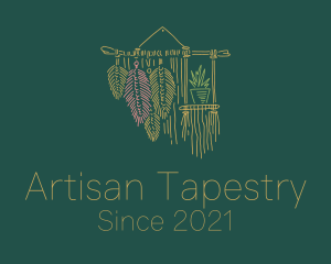 Tapestry - Plant Macrame Home Decor logo design