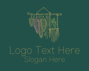 Plant Macrame Home Decor Logo