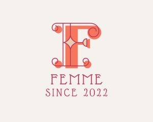 Retro Fashion Diamond logo design