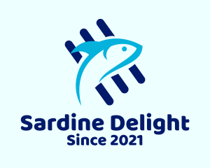 Sardine - Grilled Tuna Fish logo design