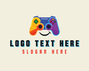 Gaming Controller - Rainbow Gaming Controller logo design