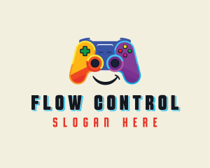 Rainbow Gaming Controller logo design