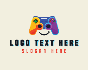 Lgbtqia - Rainbow Gaming Controller logo design