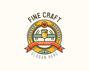 Pub Liquor Beer logo design