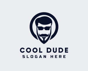 Dude - Male Spy Agent logo design