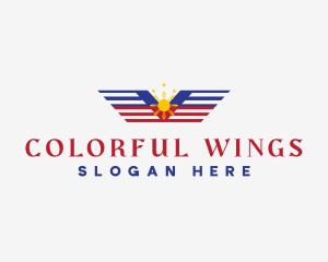 Philippine Wings Flag logo design