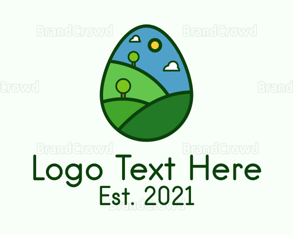 Nature Park Egg Logo