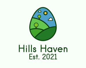 Nature Park Egg logo design