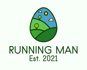 Scenery - Nature Park Egg logo design
