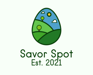 Nature Park Egg logo design