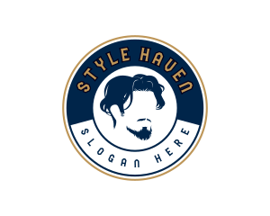 Barbershop - Fashion Man Hair logo design