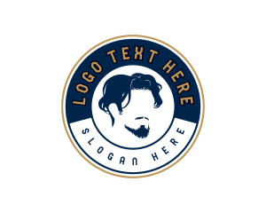 Fashion Man Hair Logo