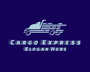 Express Delivery Truck logo design