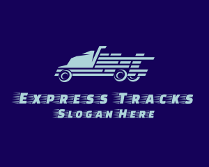 Express Delivery Truck logo design