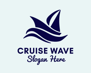 Cruiser - Sailboat Yacht Club logo design