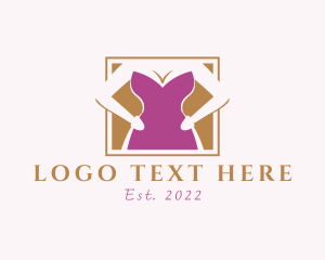 Outlet Store - Sexy Dress Lady logo design