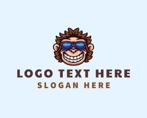 Glasses - Glasses Monkey Gaming logo design